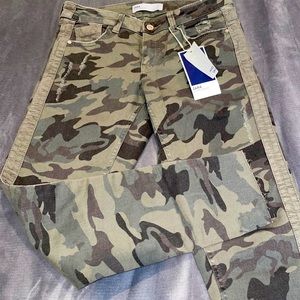 ZARA camo denim